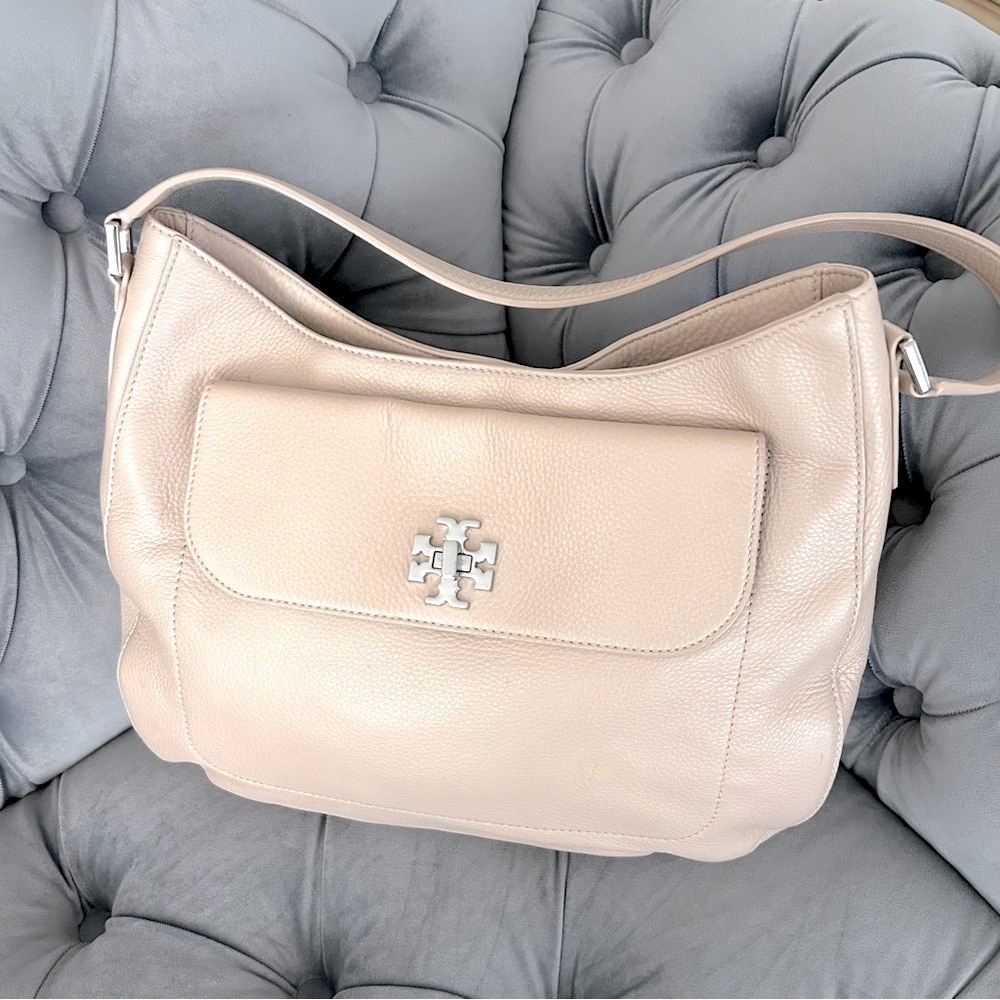 TORY BURCH Mercer Front Pocket Hobo Shoulder Bag - Picture 3 of 15